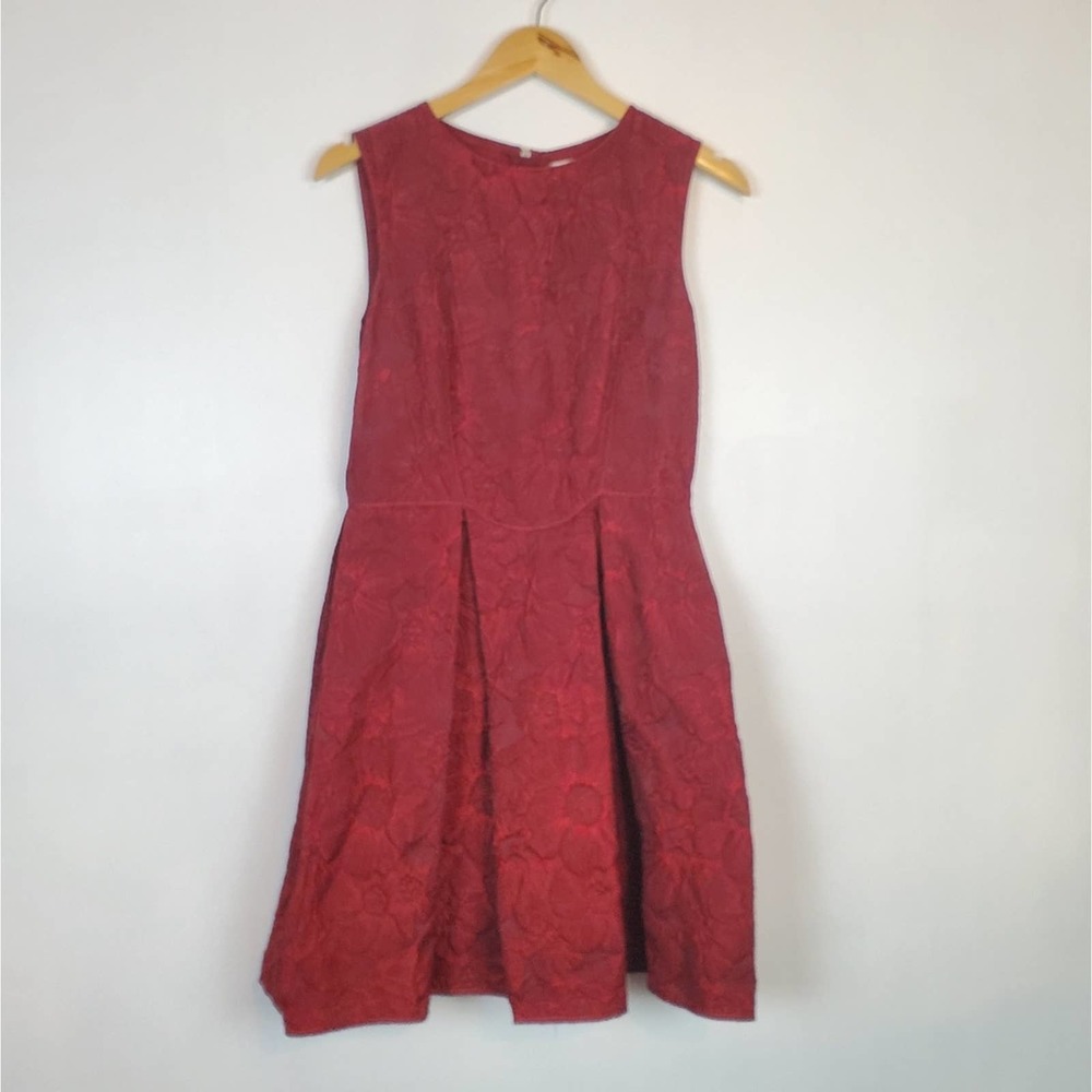 Max Studio cocktail dress jacquard flower - Picture 1 of 6